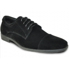 VANGELO Men Dress Shoe KING-4 Oxford Formal Tuxedo for Prom and Wedding Black - Wide Width Available - Ortholite Insole